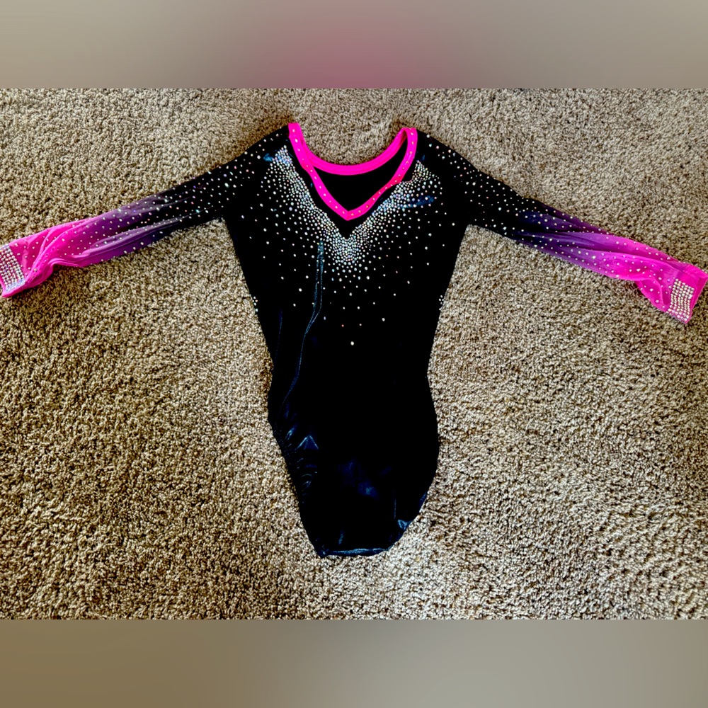 GK completion Leo - Adult XS. Pink, Black  & silver accents. Purchased fo